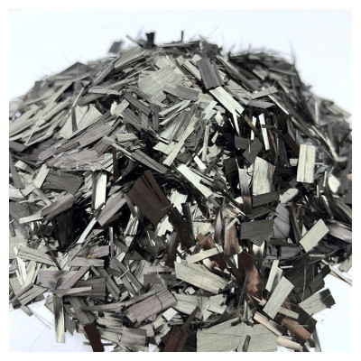 Włókno węglowe cięte (forged) płatki 15mm - 100/250/500g Włókno węglowe cięte (forged) płatki 15mm - 100/250/500g