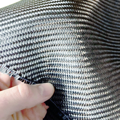 Carbon fiber cloth 6K 400g Twill 2×2 – width 1000 mm