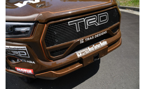 Natural Fibre Composite Bodywork for Team Tras Power 135 TRD Hilux